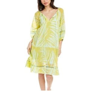 Johnny Was Women's Yellow X Amanda Bond Emilia Midi Dress (Size M/L)